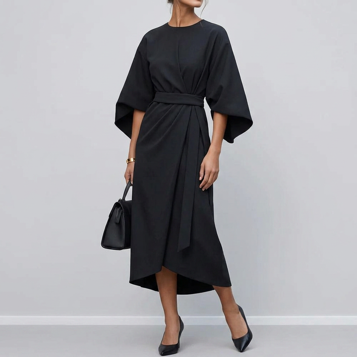 Iris Draped Maxi Dress
