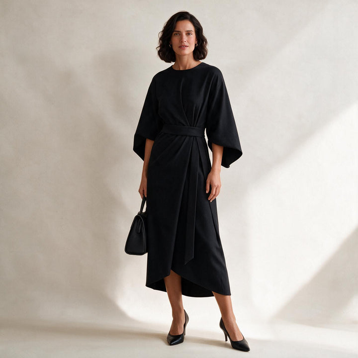 Iris Draped Maxi Dress